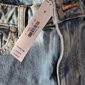 PINK Victoria's Secret Mid Rise Blue Denim